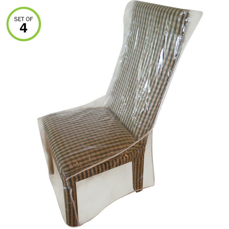 Clear plastic chair online back covers